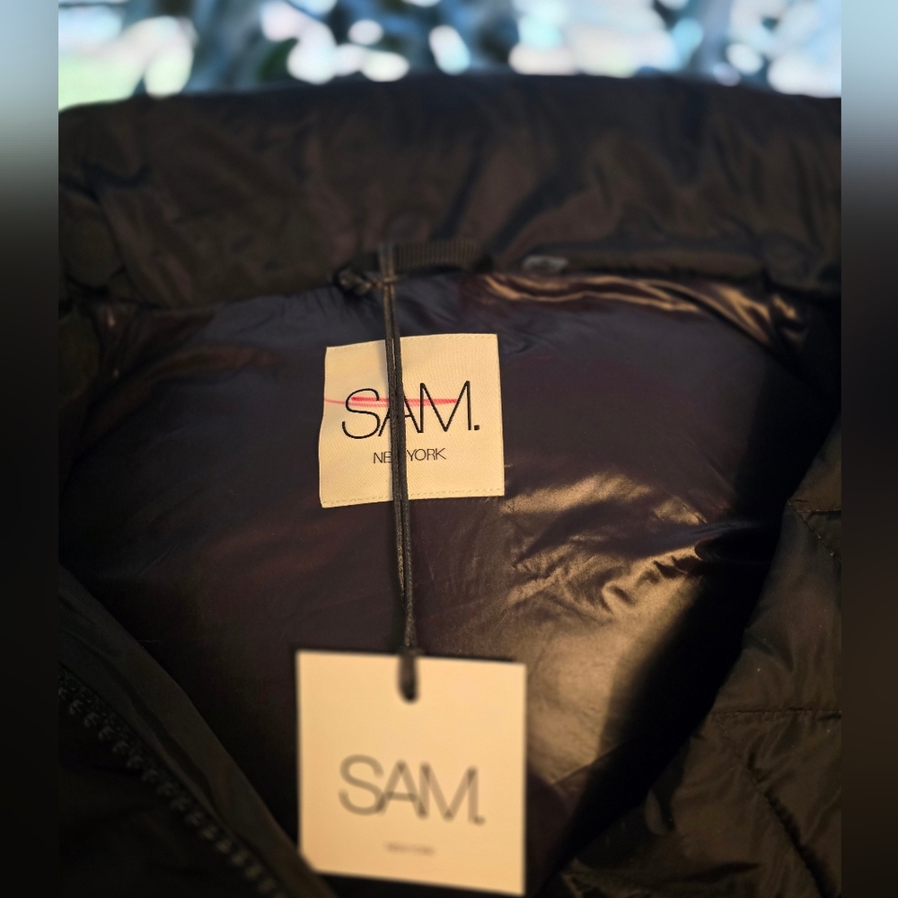 SAM. Addison Detachable hood Down Coat Black Size M - Picture 14 of 16